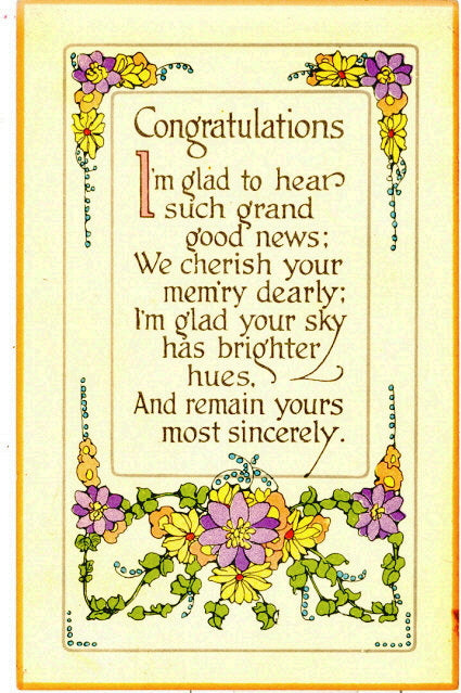 Congratulations - Carey's Emporium