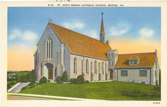 St. Ann's Roman Catholic Church, Bristol, VA - Carey's Emporium