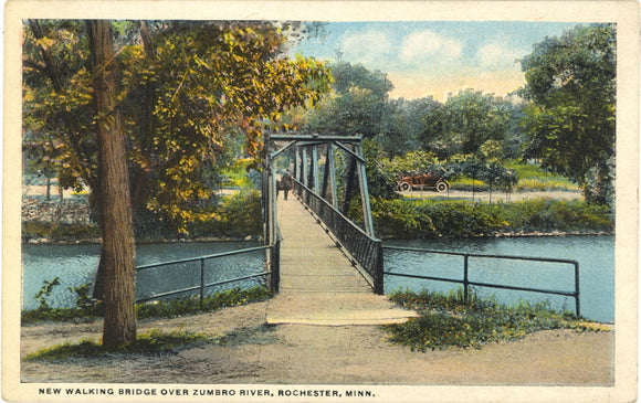 New Walking Bridge Over Zumbro River, Rochester, MN - Carey's Emporium