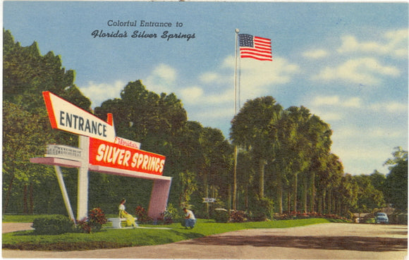 Colorful Entrance to Floridas Silver Springs - Carey's Emporium