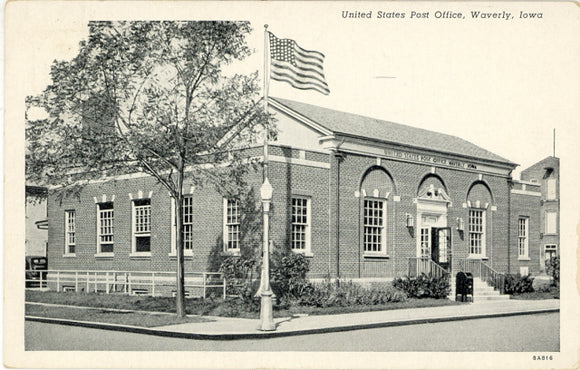 United States Post Office, Waverly, IA - Carey's Emporium