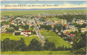 Birdseye View of Holyoke, from Anniversary Hill, Holyoke, MA - Carey's Emporium