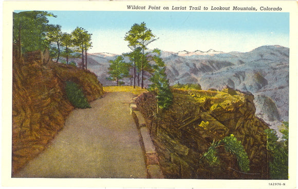 Wildcat Point on Lariat Trail to Lookout Mountain, CO - Carey's Emporium