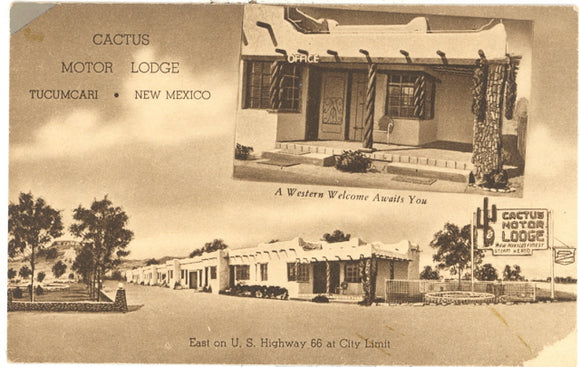 Cactus Motor Lodge, Tucumcari, NM - Carey's Emporium