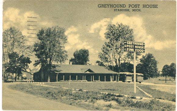 Greyhound Post House, Standish, MI - Carey's Emporium
