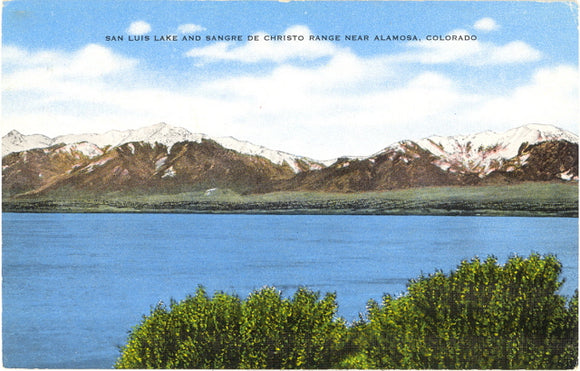 San Luis Lake and Sangre de Christo Range near Alamosa, CO - Carey's Emporium