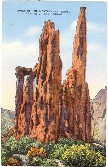 Ruins of the Montezumas Temple, Garden of the Gods, Pikes Peak Region, CO - Carey's Emporium