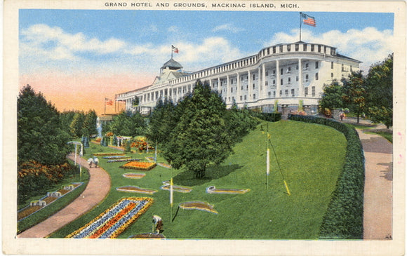 Grand Hotel and Grounds, Mackinac Island, MI - Carey's Emporium