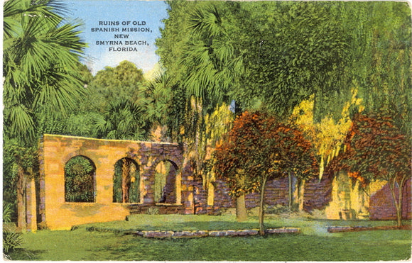 Ruins of Old Spanish Mission, New Smyrna Beach, FL - Carey's Emporium