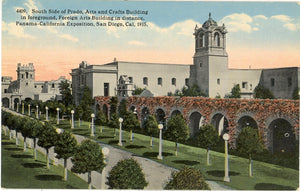 South Side of Prado, Panama-California Exposition, San Diego, CA 1915 - Carey's Emporium