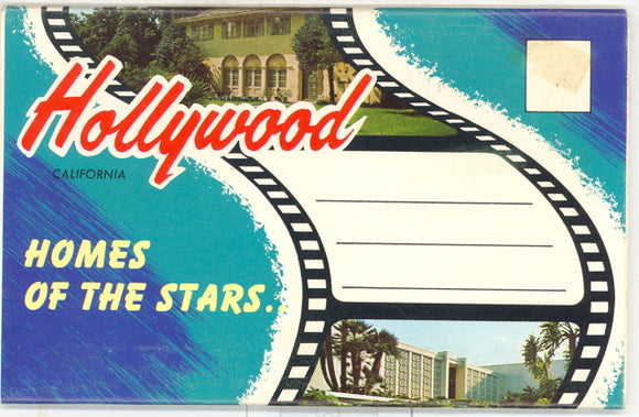 Homes of the Stars, Hollywood, CA Souvenir  Folder - Carey's Emporium