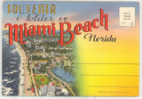 Miami Beach, FL Souvenir Folder - Carey's Emporium