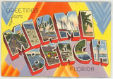 Miami Beach, FL Souvenir Folder - Carey's Emporium