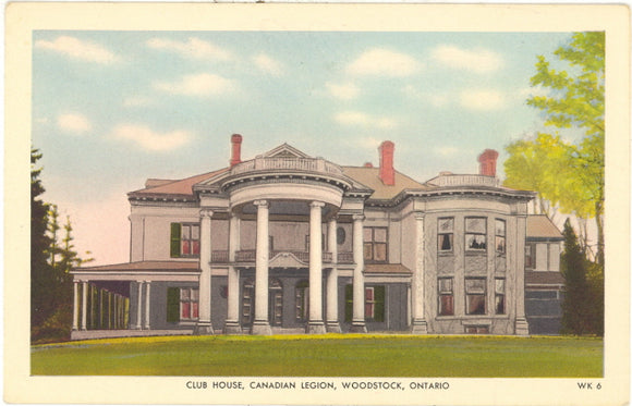 Club House, Canadian Legion, Woodstock, Ontario - Carey's Emporium