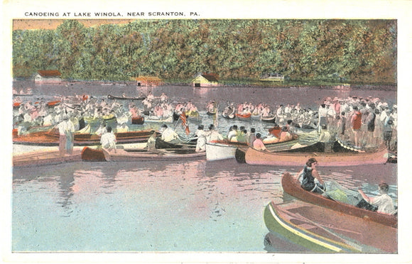 Canoeing at Lake Winola, Scranton, PA - Carey's Emporium