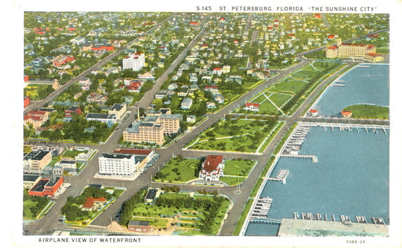 Airplane View of Waterfront, St. Petersburg, FL - Carey's Emporium