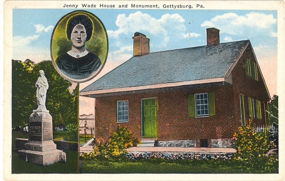 Jenny Wade House and Monument, Gettysburg, PA - Carey's Emporium