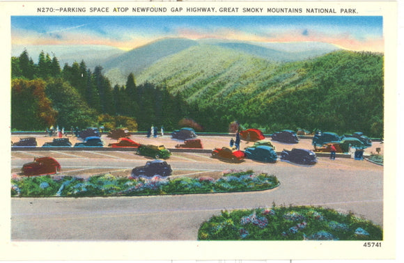 Parking Space Atop Newfound Gap Highway, Great Smoky Mountains National Park - Carey's Emporium