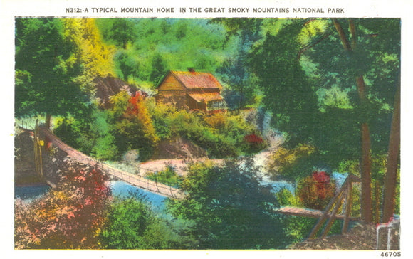 A Typical Mountain Home in the Great Smoky Mountains National Park - Carey's Emporium