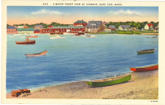 Water Front View at Hyannis, Cape Cod, MA - Carey's Emporium