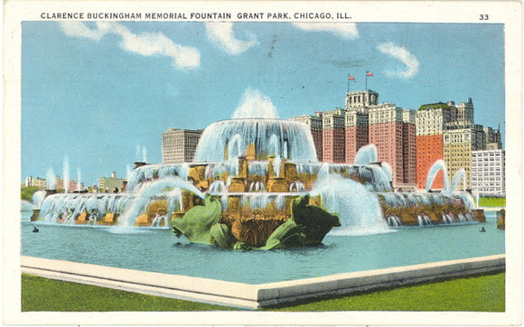 Clarence Buckingham Memorial Fountain, Grant Park, Chicago, IL - Carey's Emporium