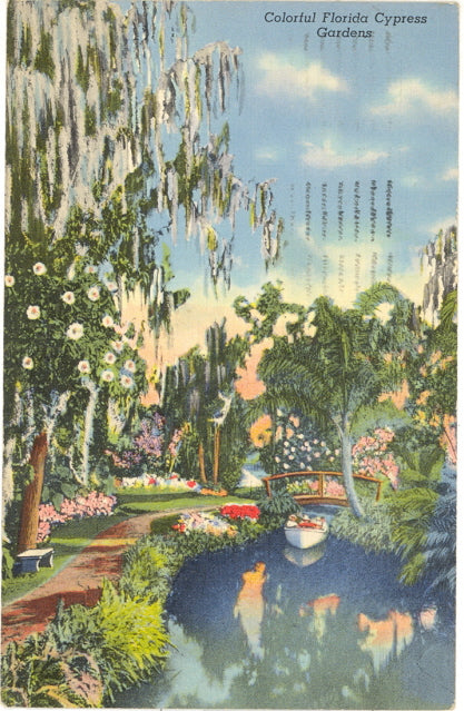 Colorful Florida Cypress Gardens - Carey's Emporium