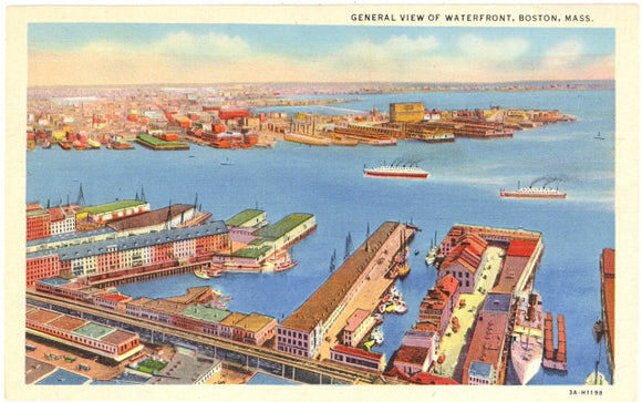 General View of Waterfront, Boston, MA - Carey's Emporium