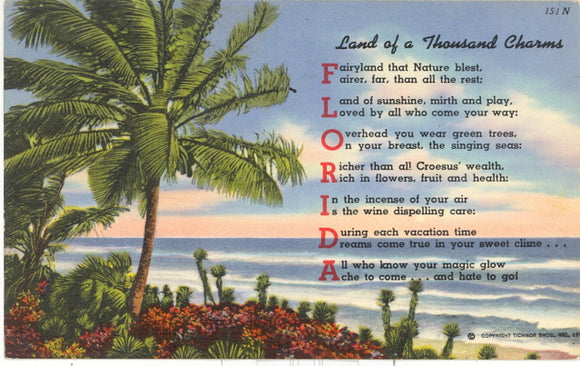 Land of a Thousand Charms, Florida - Carey's Emporium