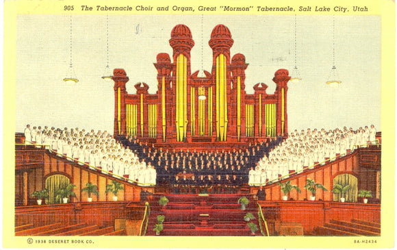 Tabernacle Choir and Organ, Salt Lake City, UT - Carey's Emporium
