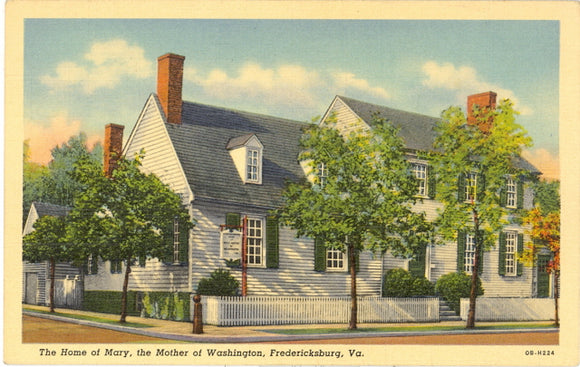 Home of Mary, the Mother of Washington, Fredericksburg, VA - Carey's Emporium