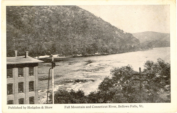 Fall Mountain and Connecticut River, Bellows Falls, VT - Carey's Emporium
