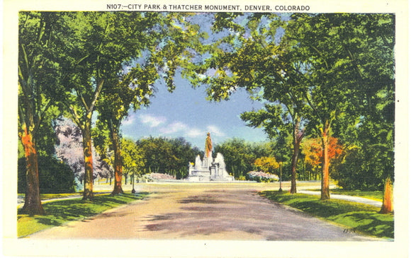 City Park and Thatcher Monument, Denver, CO - Carey's Emporium