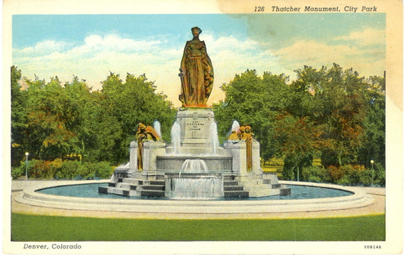 Thatcher Monument, City Park, Denver, CO - Carey's Emporium