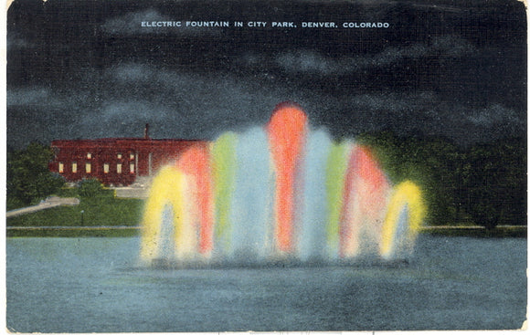 Electric Fountain in City Park, Denver, CO - Carey's Emporium