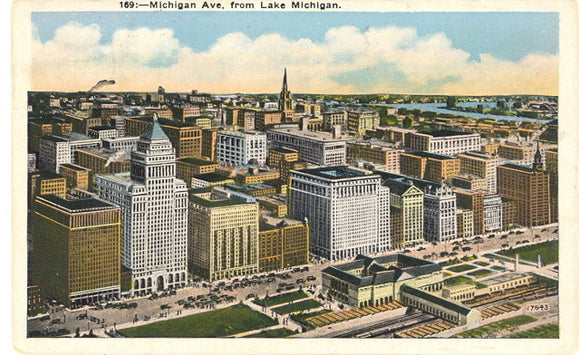 Michigan Ave. from Lake Michigan, Chicago, IL - Carey's Emporium