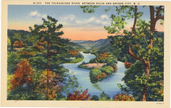 Tuckaseigee River, Between Sylva and Bryson City, NC - Carey's Emporium