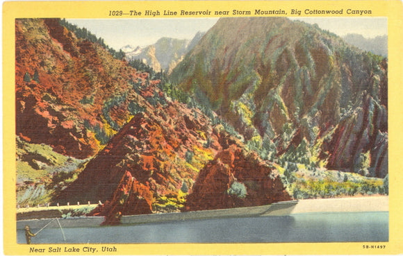 High Line Reservoir, near Storm Mountain, Big Cottonwood Canyon, near Salt Lake City, UT - Carey's Emporium