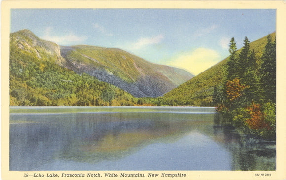 Echo Lake, Franconia Notch, White Mountains, NH - Carey's Emporium