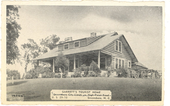 Garretts Tourist Home, Greensboro, NC - Carey's Emporium