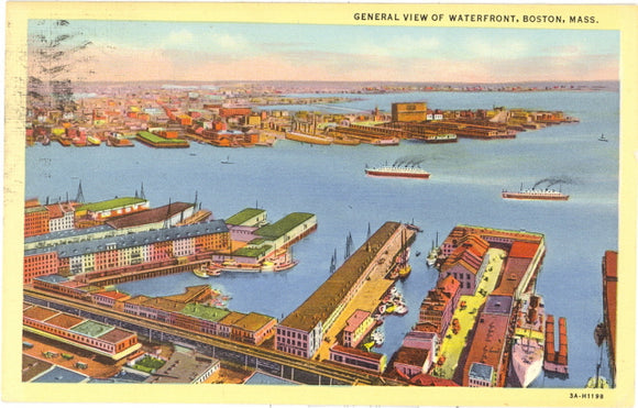General View of Waterfront, Boston, MA - Carey's Emporium