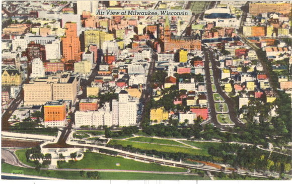 Air View of Milwaukee, WI - Carey's Emporium