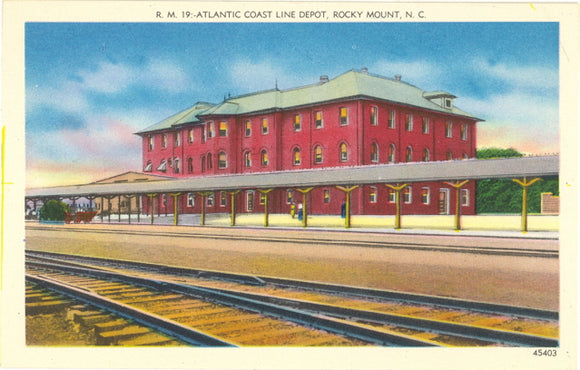 Atlantic Coast Line Train Depot, Rocky Mount, NC - Carey's Emporium