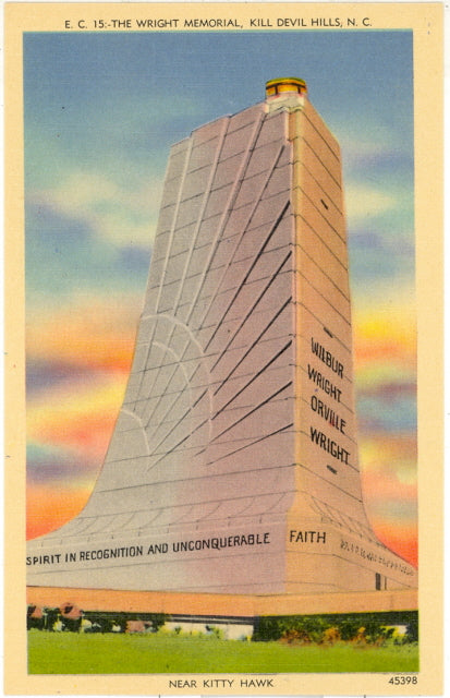 Wright Memorial, Kill Devil Hills, near Kitty Hawk, NC - Carey's Emporium