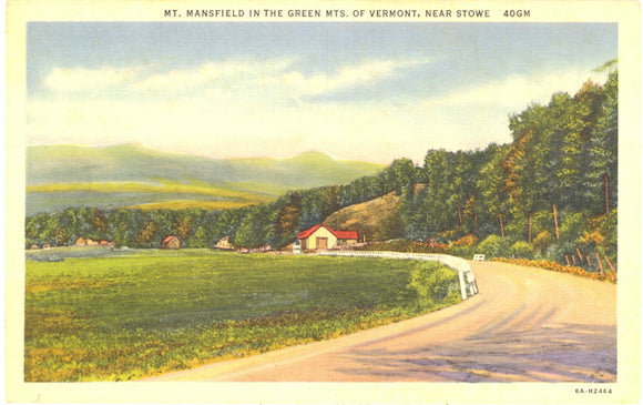 Mt. Mansfield in the Green Mts. of Vermont, near Stowe, VT - Carey's Emporium
