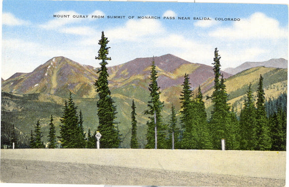 Mount Ouray from Summit of Monarch Pass near Salida, CO - Carey's Emporium