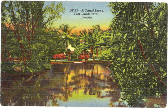 Canal Scene, Fort Lauderdale, FL - Carey's Emporium