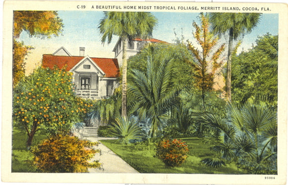 Beautiful Home Midst Tropical Foliage, Merritt Island, Cocoa, FL - Carey's Emporium