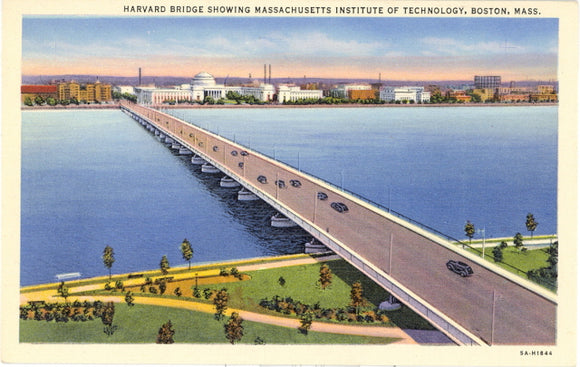 Harvard Bridge showing Massachusetts Institute of Technology, Boston, MA - Carey's Emporium