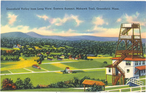 Greenfield Valley from Long View, Eastern Summit, Mohawk Trail, Greenfield, MA - Carey's Emporium