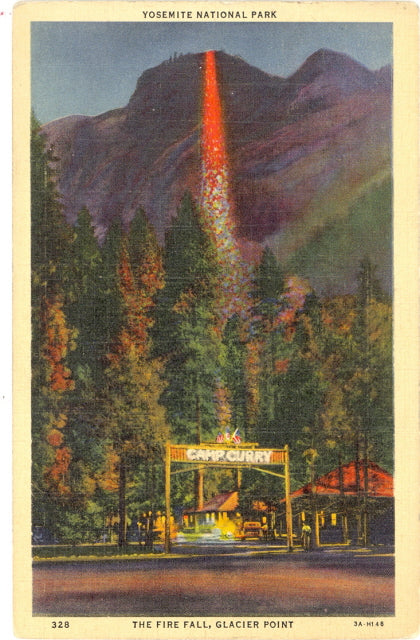 Fire Fall, Glacier Point, Yosemite National Park - Carey's Emporium